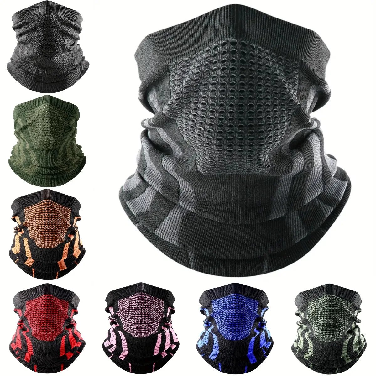 Sports Mask Breathable - 색상 겨울 통기성 편안한 열 니트