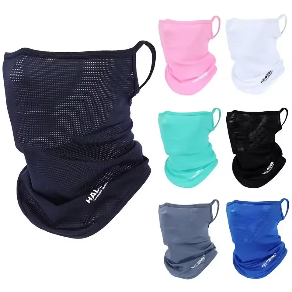 Sports Mask Breathable - 아이스 실크 풀 페이스 마스크 발라클라바