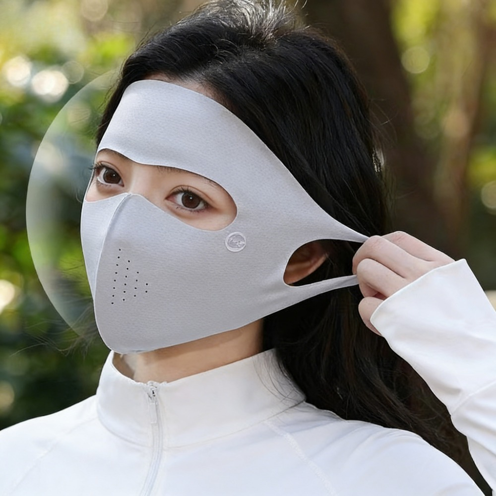 Sports Mask Breathable - 아이스 실크 UV 차단 페이스 커버