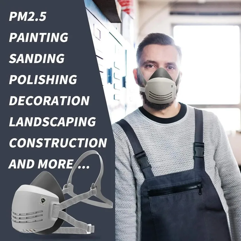 Dust Mask Construction - 먼지 마스크 + 20pcs 필터 면화