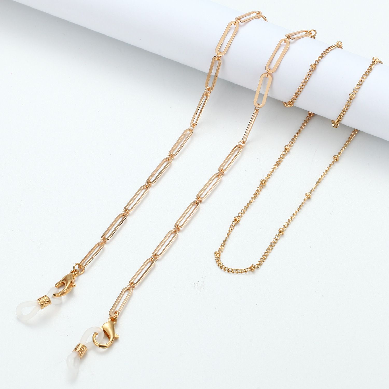 Mask Chain Holder - 패션 디스크 끈 금속 안경줄 마스크