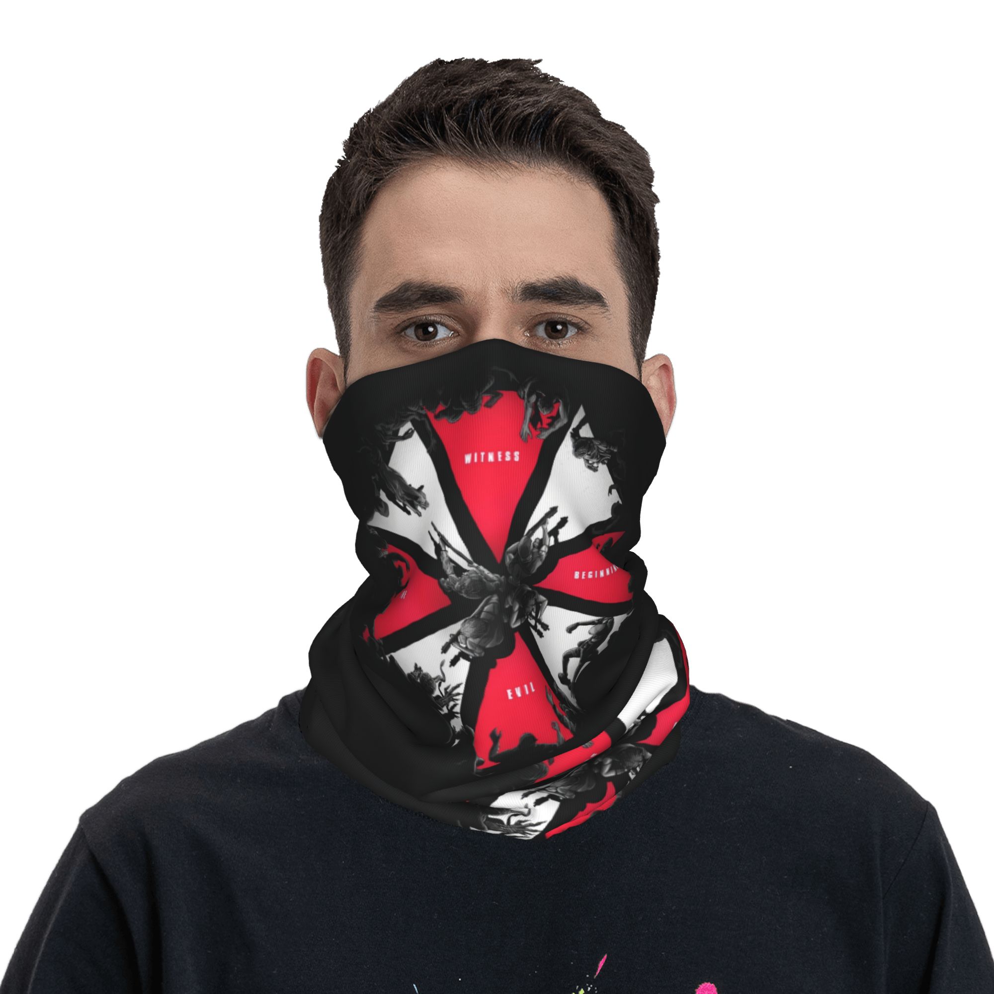 우산 회사 리지던트 이블 일본 호러 게임 반다나 넥 워 - Neck Gaiter Face Cover 리뷰 및 가격