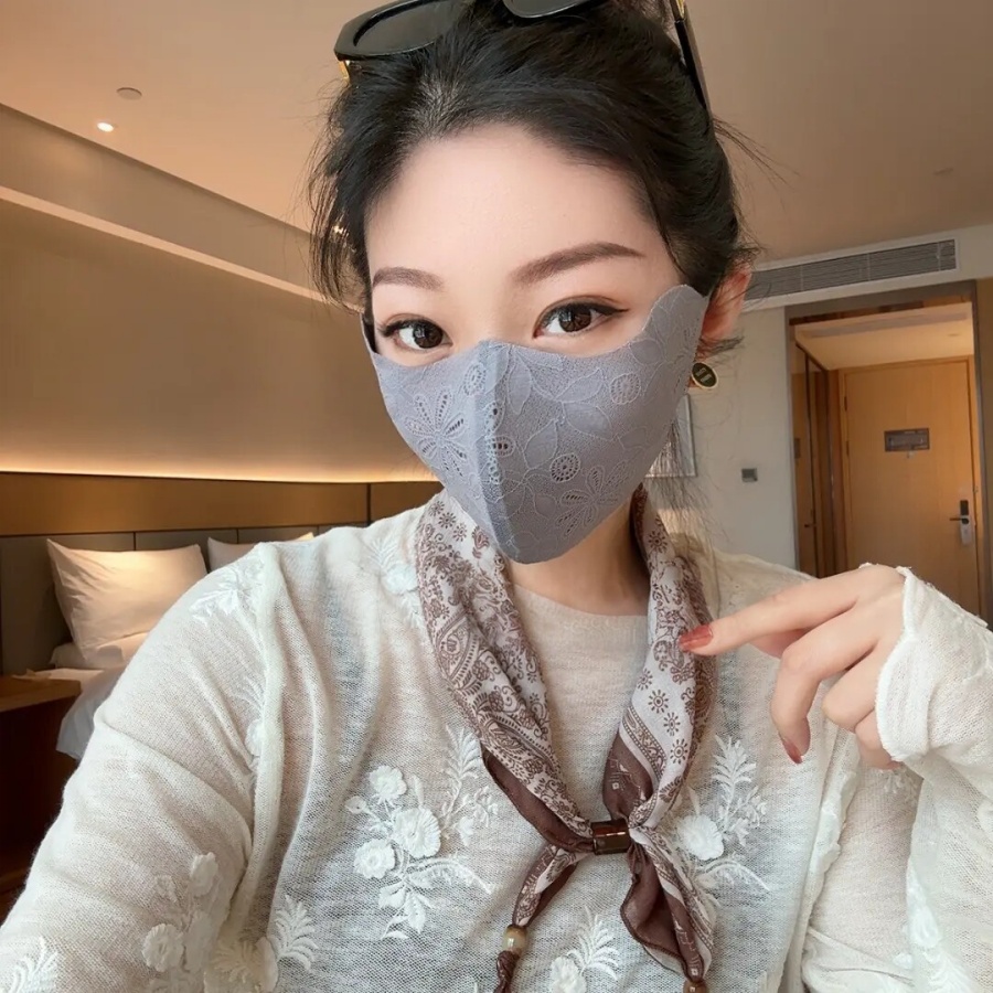 레이스 눈 보호 마스크 - 여성용 3차원 경량 통기성  - Cloth Face Mask Washable 리뷰 및 가격