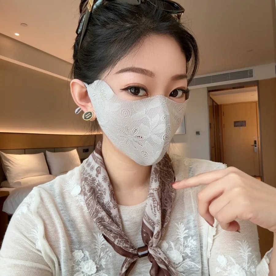 레이스 눈 보호 마스크 - 여성용 3차원 경량 통기성  - Cloth Face Mask Washable 리뷰 및 가격
