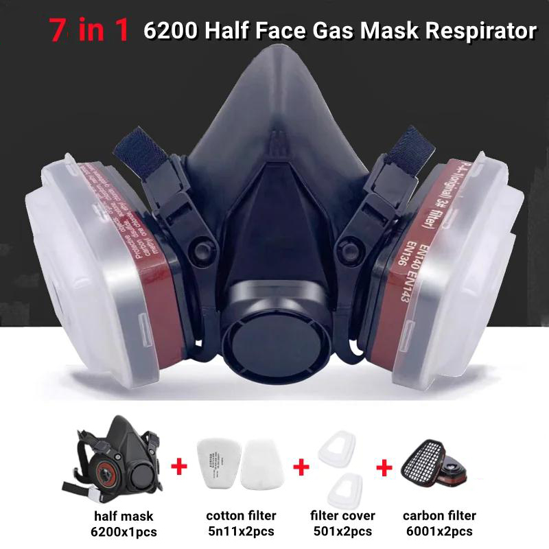 먼지 가스 마스크 안개 방지 안전 고글 6200 검정색 - Dust Mask Construction 리뷰 및 가격