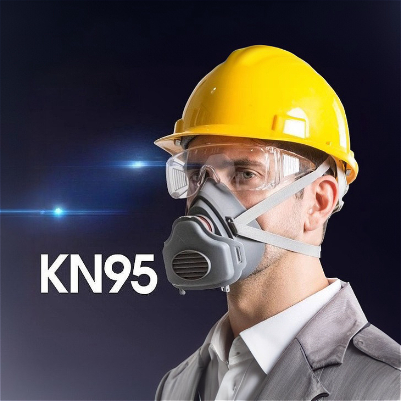 반면형 방진 마스크 먼지 방지 작업 안전 고무 마스크  - Kn95 Respirator Mask 리뷰 및 가격