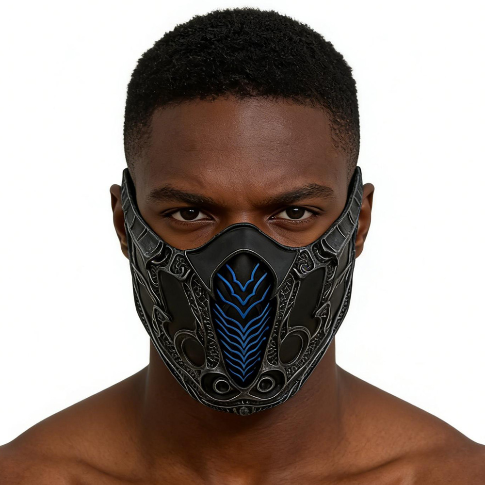 모탈 컴뱃 마스크 코스프레 서브제로 스콜피온 하프 페이 - Respirator Half Face 리뷰 및 가격