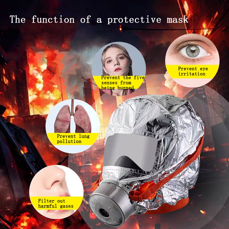 마스크 가스 필터링 자가 구조 호흡 장치 화재 마스크  - Kn95 Respirator Mask 리뷰 및 가격