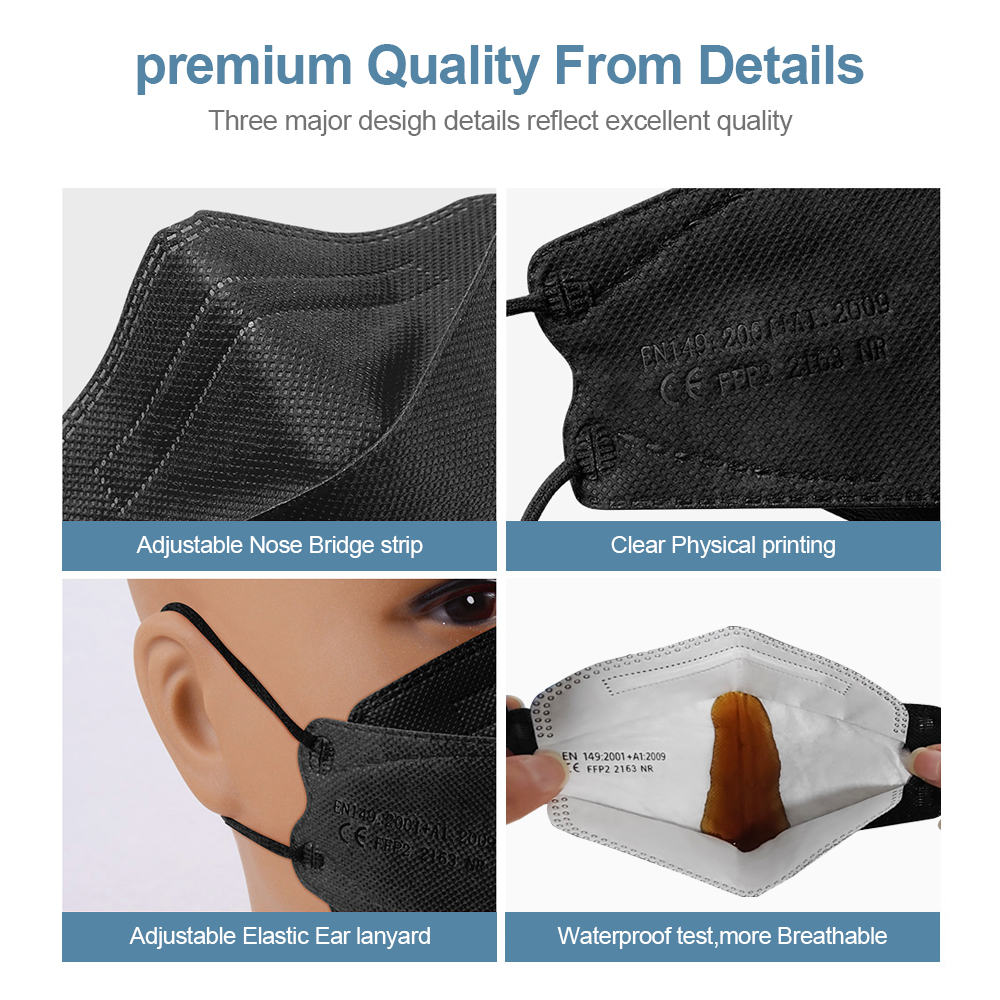 성인용 물고기 모양 인증 KN95 FFP2 마스크 4겹 - Anti Pollution Mask 리뷰 및 가격