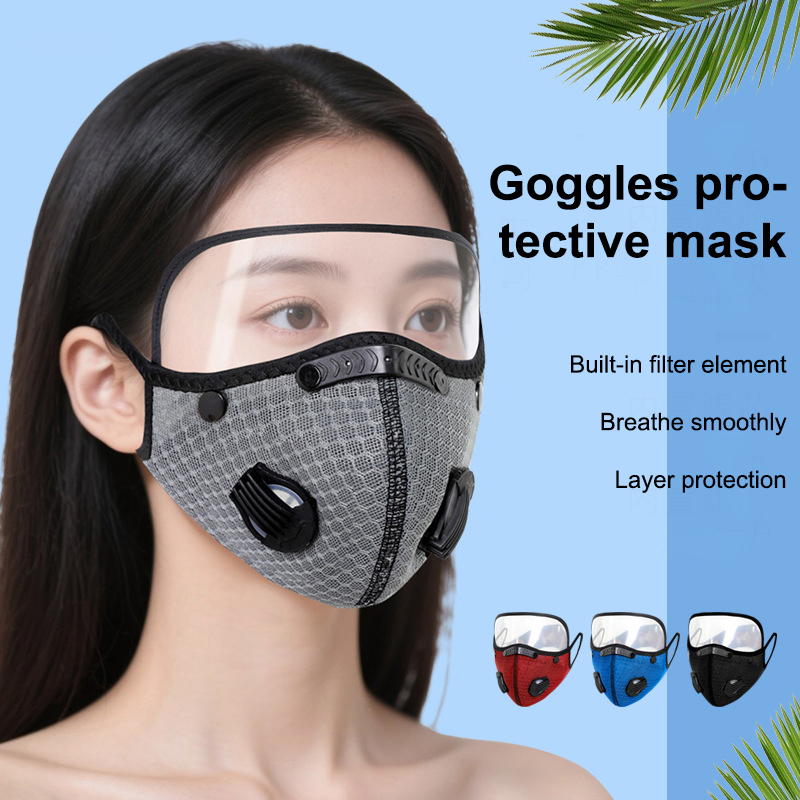 필터 고글이 있는 새로운 사이클링 페이스 마스크 먼지  - Dust Mask Construction 리뷰 및 가격