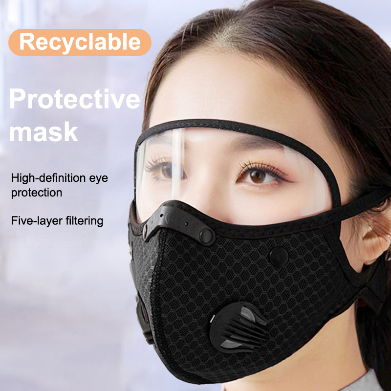 필터 고글이 있는 새로운 사이클링 페이스 마스크 먼지  - Dust Mask Construction 리뷰 및 가격