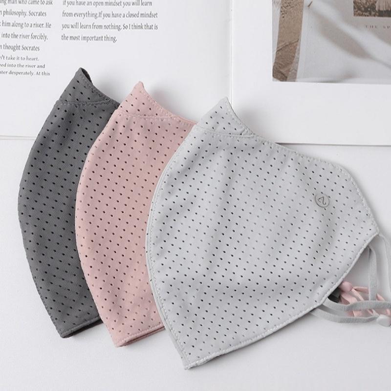 자외선 차단 아이스 실크 마스크 통기성 세탁 가능 단색 - Sports Mask Breathable 리뷰 및 가격