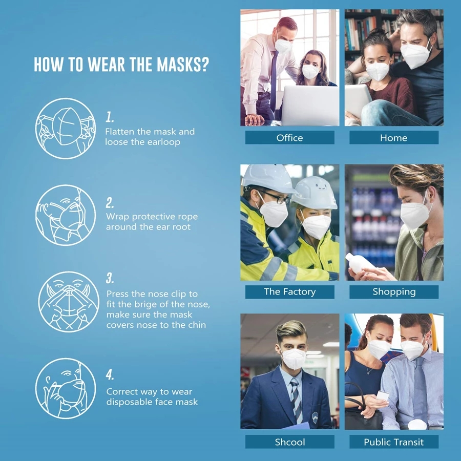 10-200PCS 마스카라 fpp2 블랙 KN95 CE - Disposable Surgical Mask 리뷰 및 가격