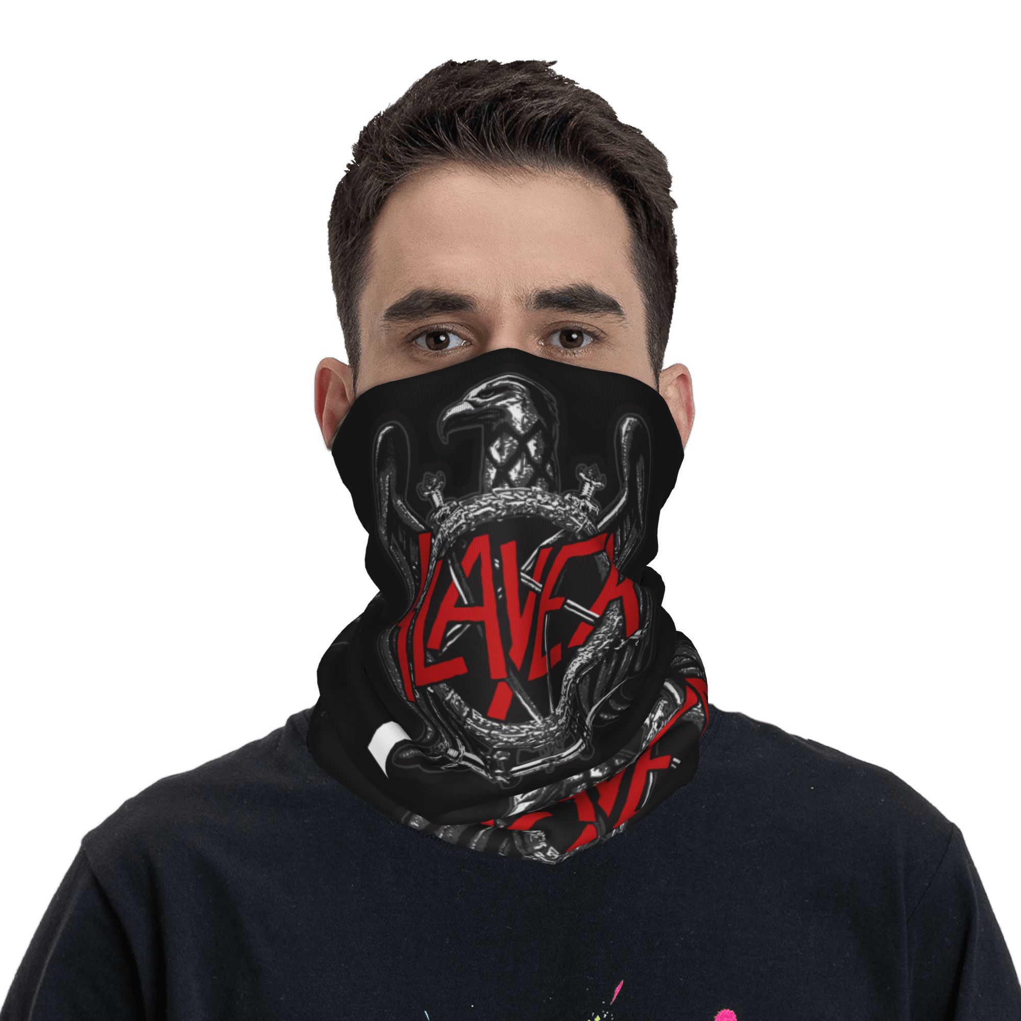 커스텀 슬레이어스 로고 반다나 넥 게이터 UV 차단 페 - Neck Gaiter Face Cover 리뷰 및 가격