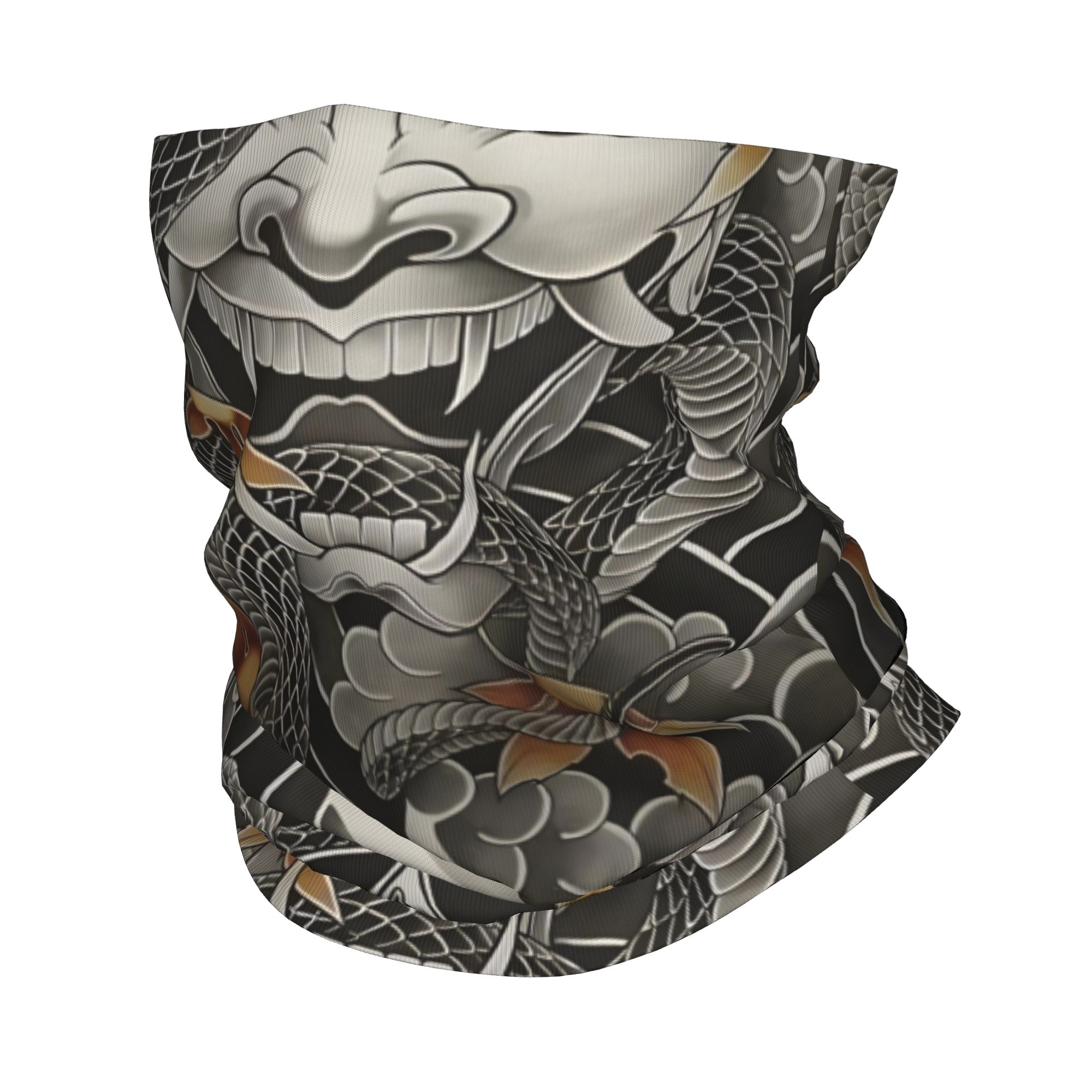 커스텀 사무라이 오니 데몬 반다나 넥 워머 남녀 겨울  - Neck Gaiter Face Cover 리뷰 및 가격