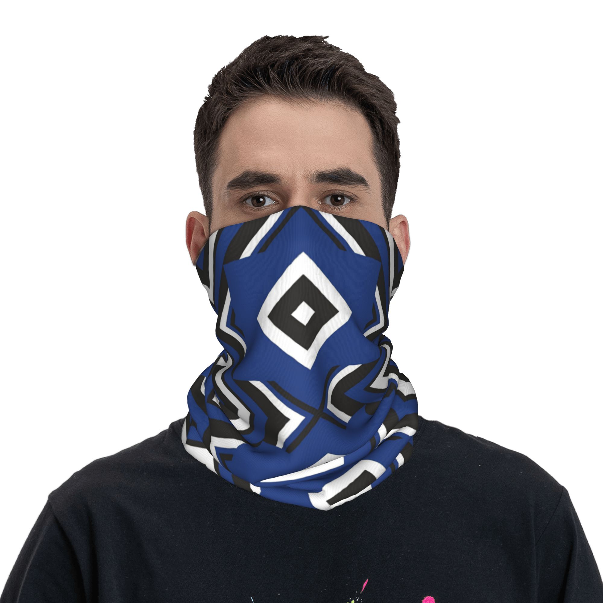블루 다이아몬드 HSV 축구 반다나 넥 커버 프린트 햄 - Neck Gaiter Face Cover 리뷰 및 가격