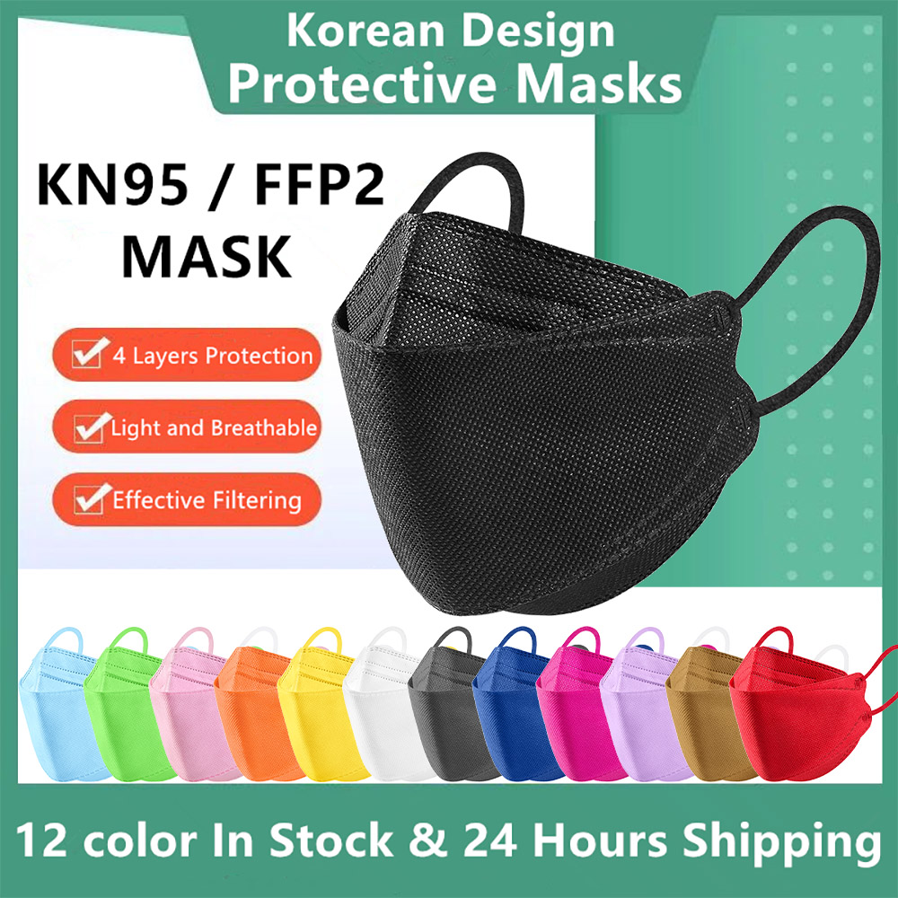 10-100PCS 마스카라 FFP2 페이스 마스크 CE - Disposable Surgical Mask 리뷰 및 가격