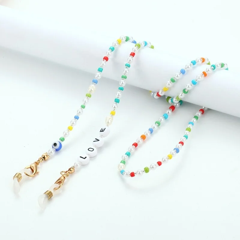 부드러운 도자기 레터 선글라스 마스크, 여성용 거치대  - Mask Chain Holder 리뷰 및 가격
