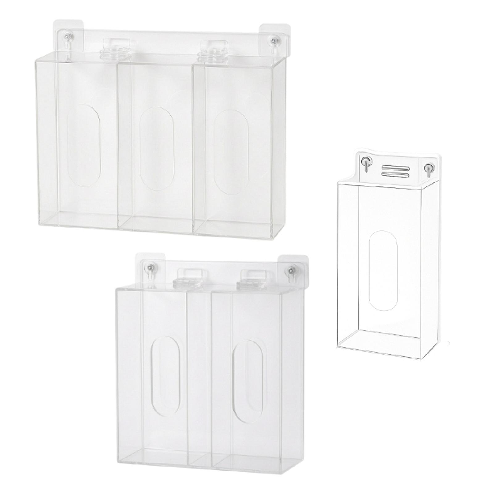 공간 절약형 아크릴 글러브 박스 홀더 벽걸이형 보관 케 - Face Mask Storage Box 리뷰 및 가격