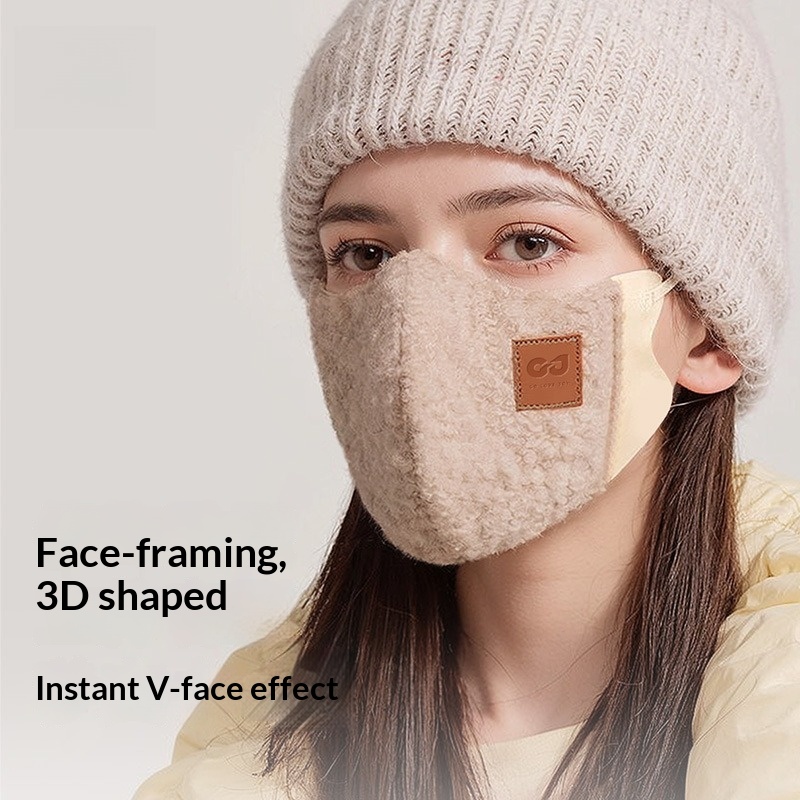 겨울 벨벳 따뜻한 마스크 삼차원 얼굴 보호 고급스러운  - Cloth Face Mask Washable 리뷰 및 가격