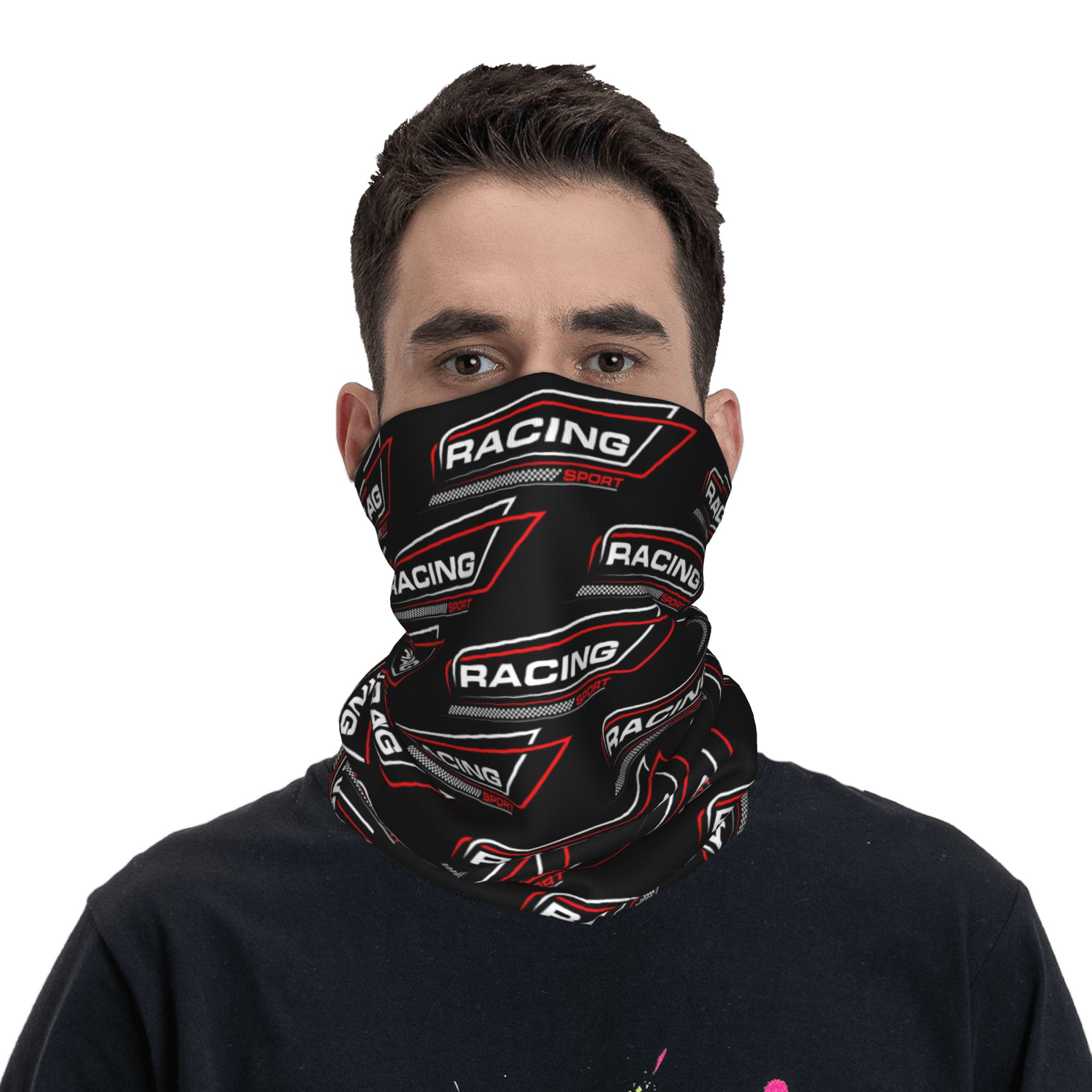 맞춤형 레이싱 스피드 레이스 반다나 넥 게이터 자외선  - Neck Gaiter Face Cover 리뷰 및 가격