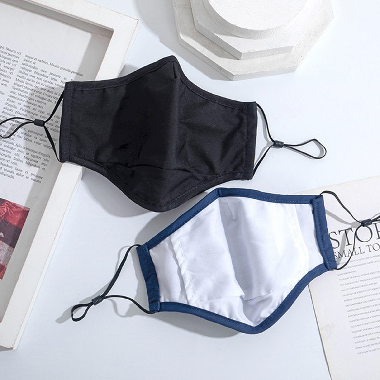 남성과 여성 단색 페이셜 마스크 재사용 가능한 얼굴 보 - Cloth Face Mask Washable 리뷰 및 가격